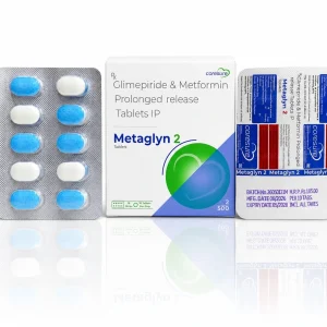 Metformin Hydrochloride 500 mg + Glimepiride 2 mg Tablets